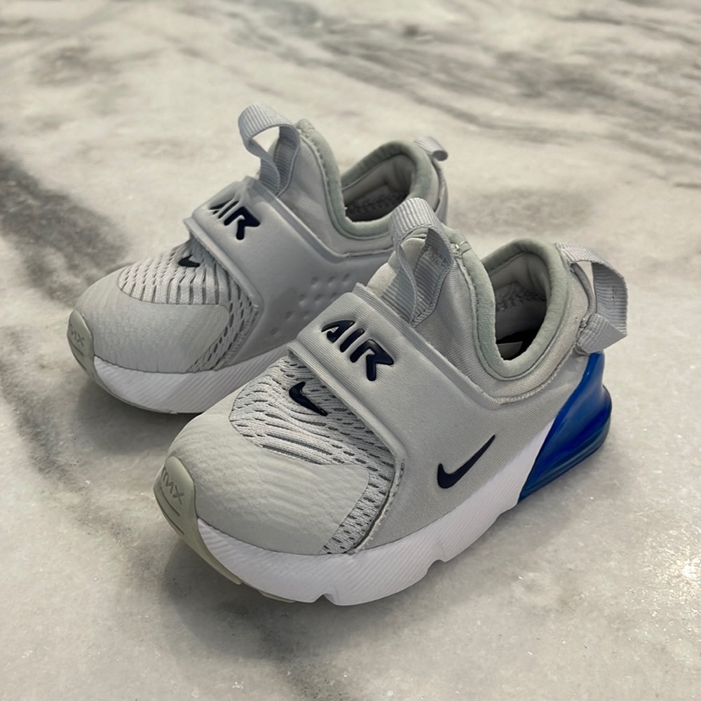 Nike Air Max 270 Extreme Blue Sneakers Shoes Toddler 7C